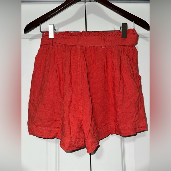 American Eagle Stetch Tie Belt Shorts S - Picture 4 of 4